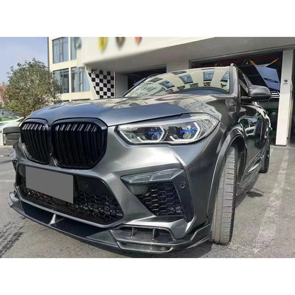 For BMW F95 X5M 2019-2022 Front Jchey Dry Carbon Fiber Bumper