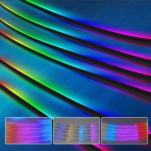 Symphony Ambient Acrylic Strip Guide Backlight Rainbow Atmosphere