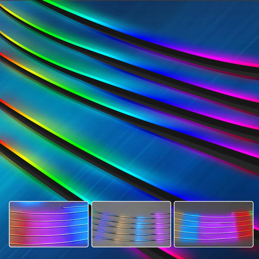 Symphony Ambient Acrylic Strip Guide Backlight Rainbow Atmosphere