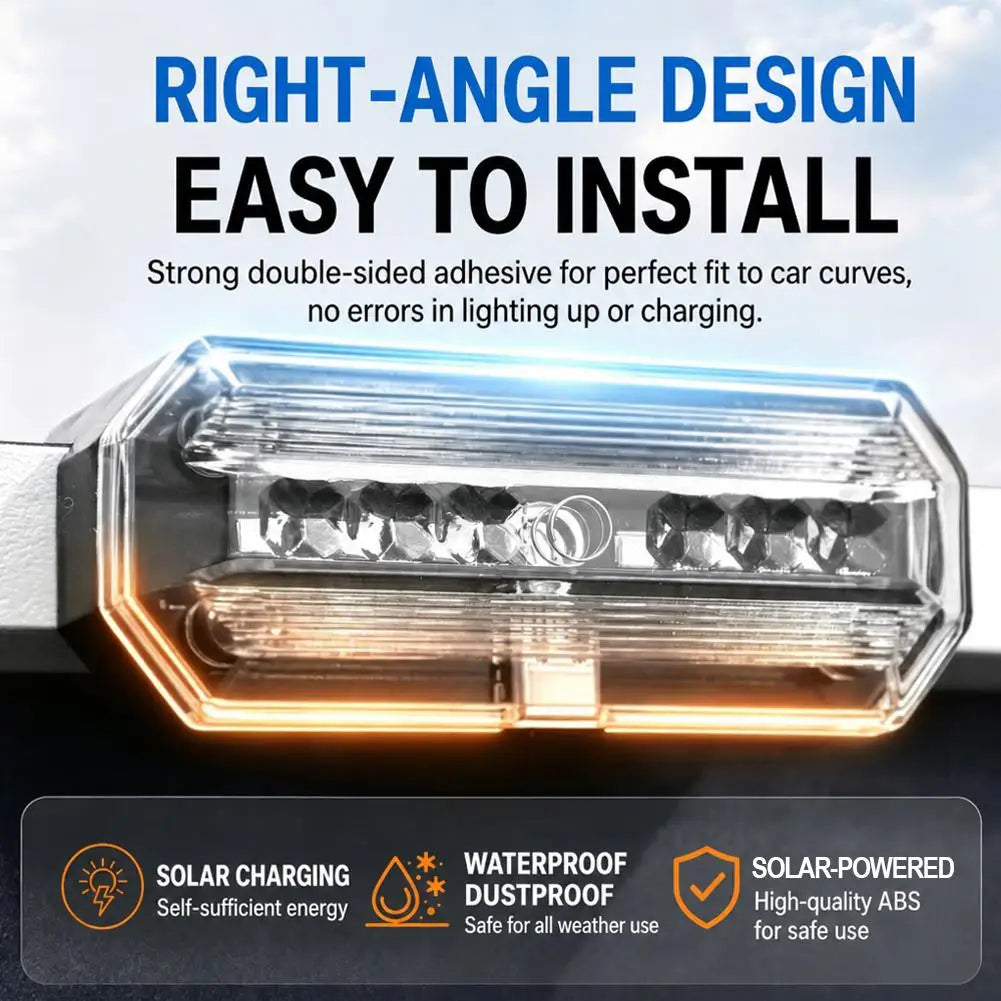 Solar Warning Truck Wireless Side Mark Flashing Signal