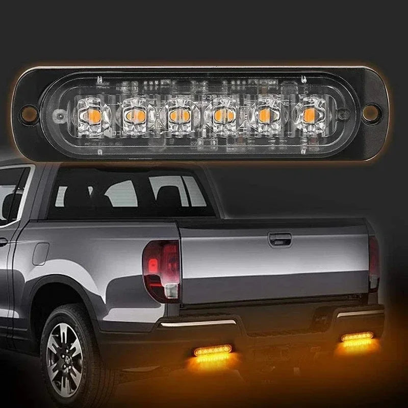 6LED 12 24V Side Marker Warning Daytime Running Trucks