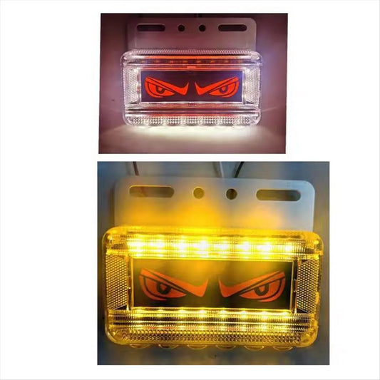 11.11eye Side Marker 12v-24v Truck Driving Safety Red