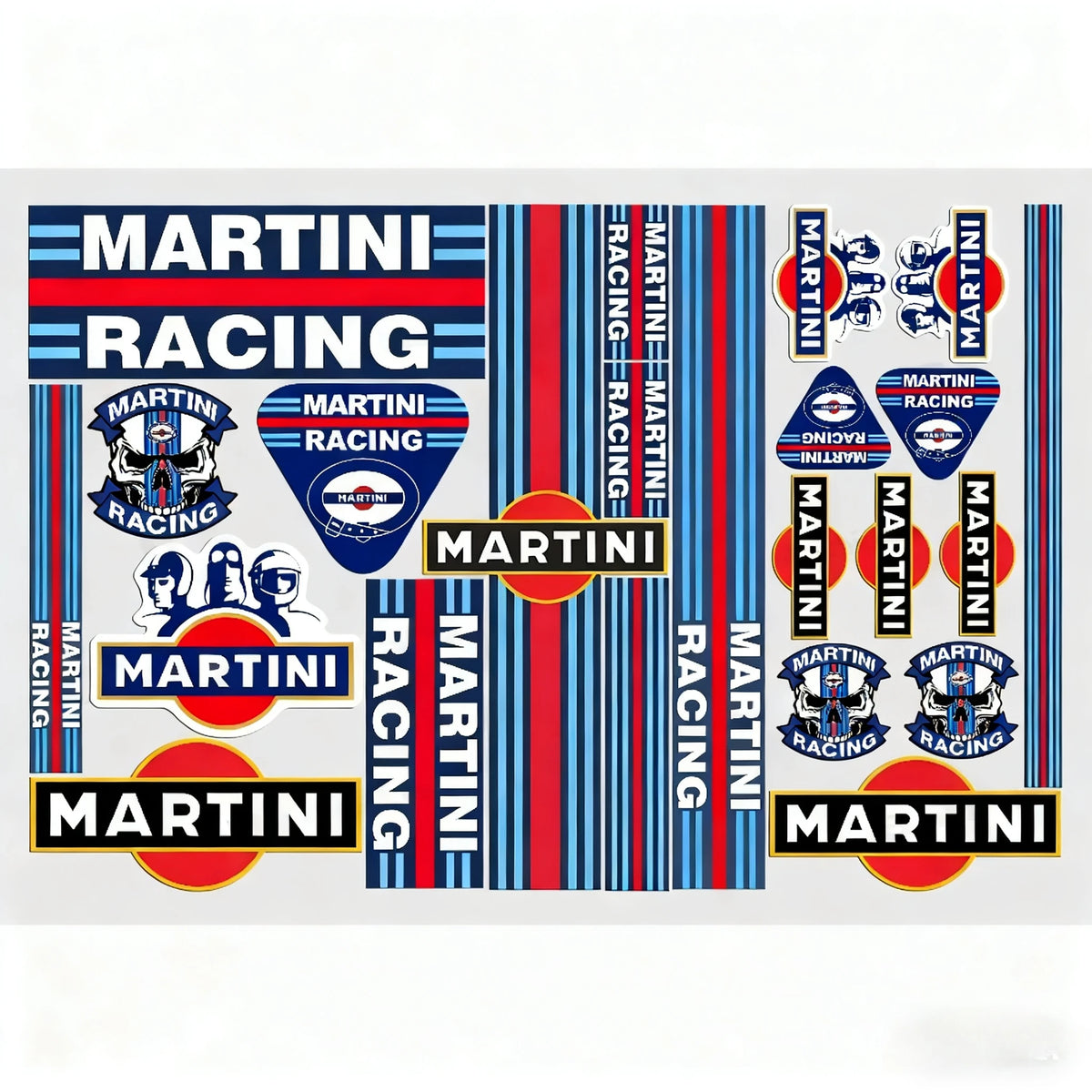 For Martinis Racing Stickers Moto Sticker Body Bumper Windows