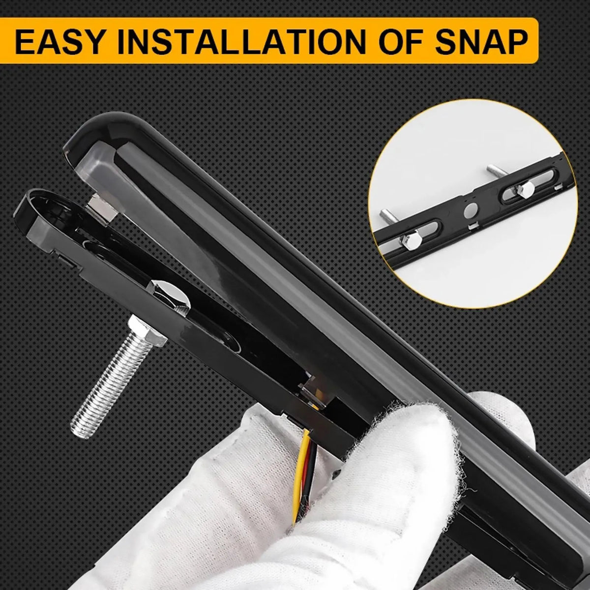 For Heavy 2PCS Set Tail Flowing Turn Signal Drl Trucks Motorcycle