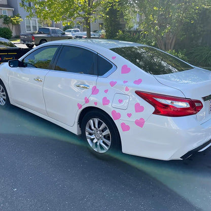 30PCS Hearts Stickers self-adhesive Vinyl Decals Fender Bumper