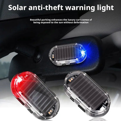 solar-powered anti-theft Warning Simulate Alarm Flashing