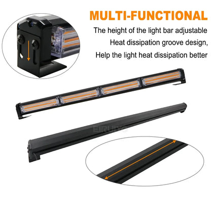 For Auto Emergency Warning Lamp Cob Cob Strobe Bar Traffic