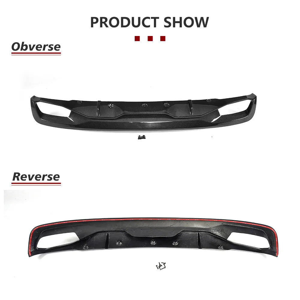For BMW 5 Series G30 Standard Rear Bumper Diffuser Spoiler Sedan