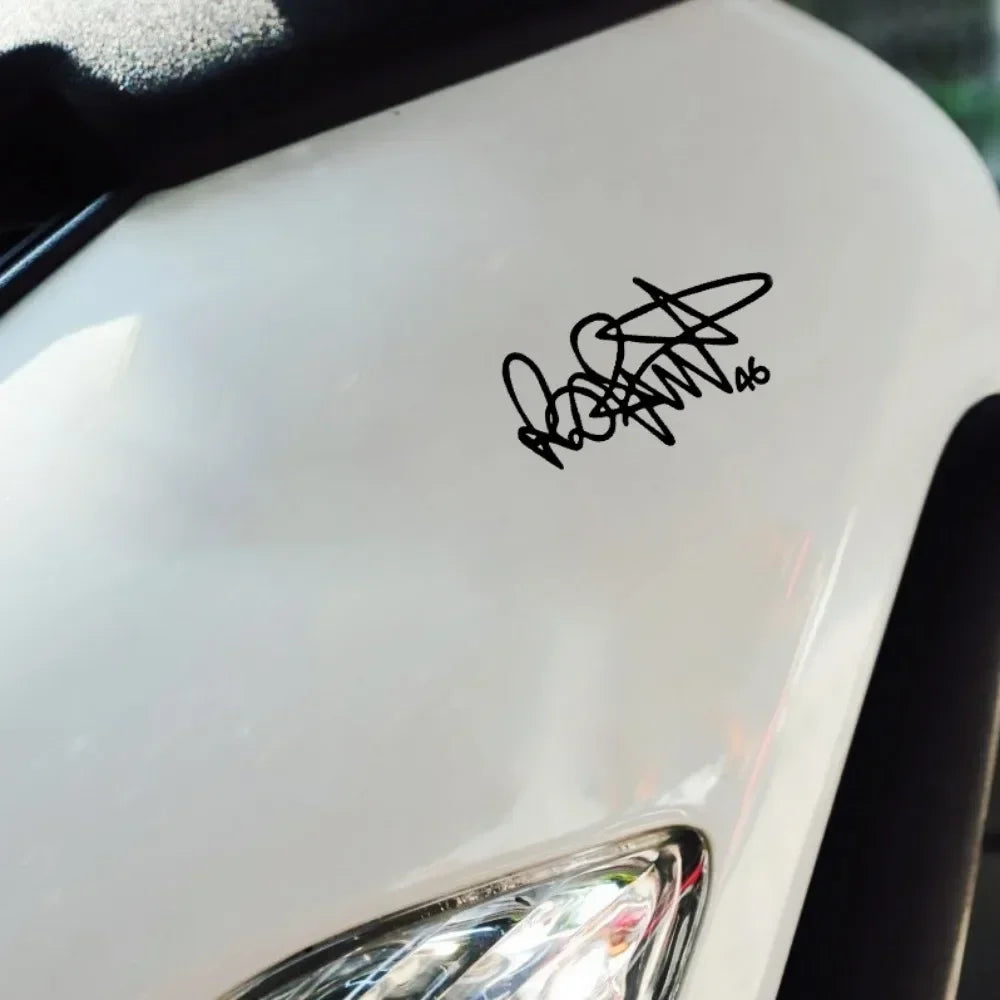 For Motorbike Fuel Tank Fairing Racing Signature Sticker