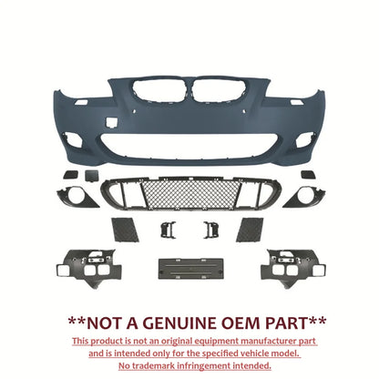 For BMW 5 Series E60 2003‑2009 Upgrade M Tech Front Rear Bumper