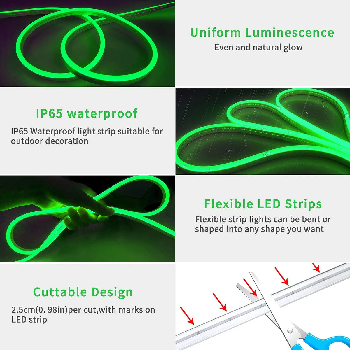 For Home Gaming Room Decor Lighting RGB Strip USB 5V Waterproof