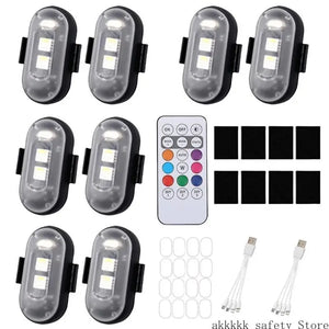 Xxff Wireless USB Rechargeable Waterproof Anti Collision Outdoor