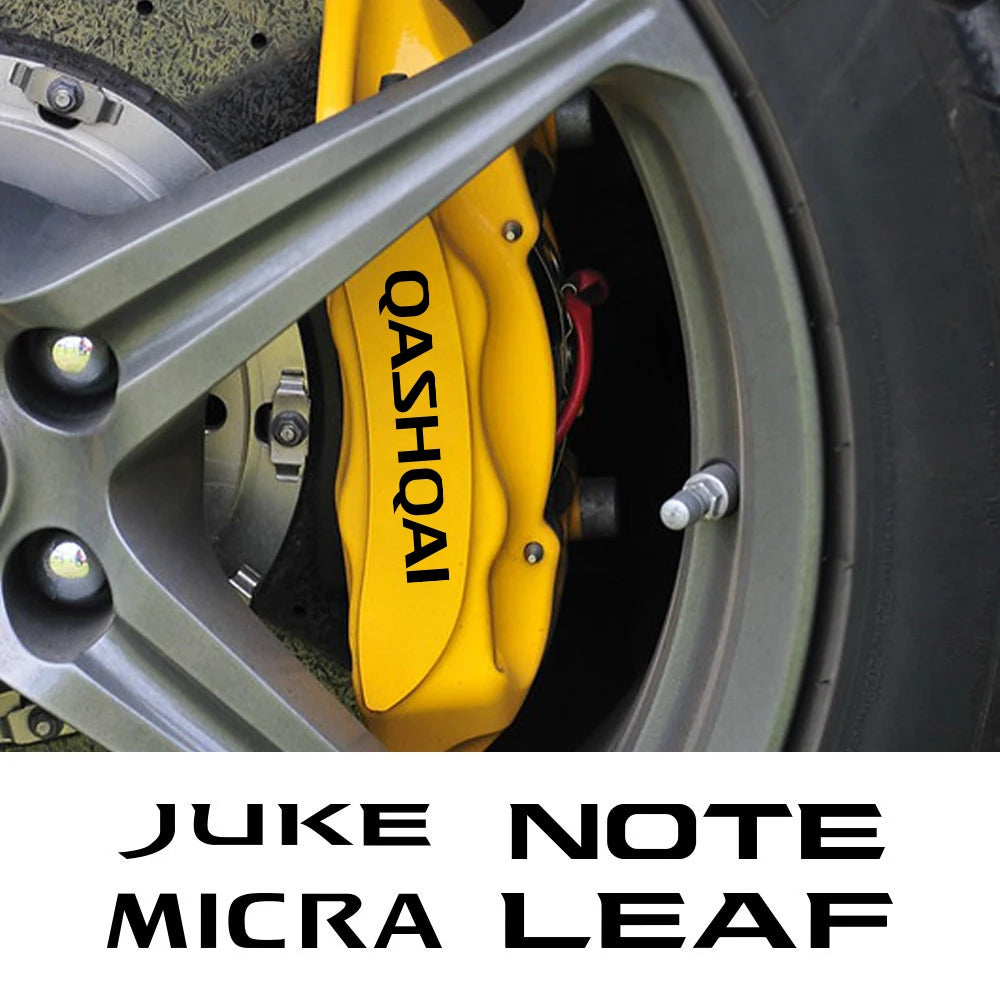 For Nissan Qashqai Juke Micra Xtrail Brake Caliper Sticker Leaf