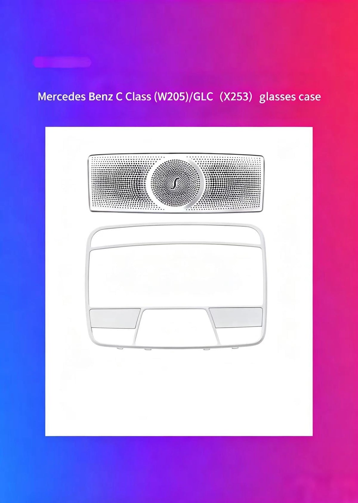 For Mercedes Benz C-Class W205 Glc Color Ambient Kit X253