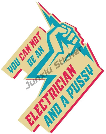 Creative Stickers Hard Hat Helmet Toolbox Safety Warning Sticker