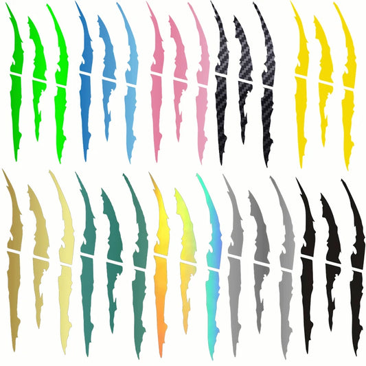 Stickers 40CM 12CM Monster Scratch Claw Marks Funny Carbon