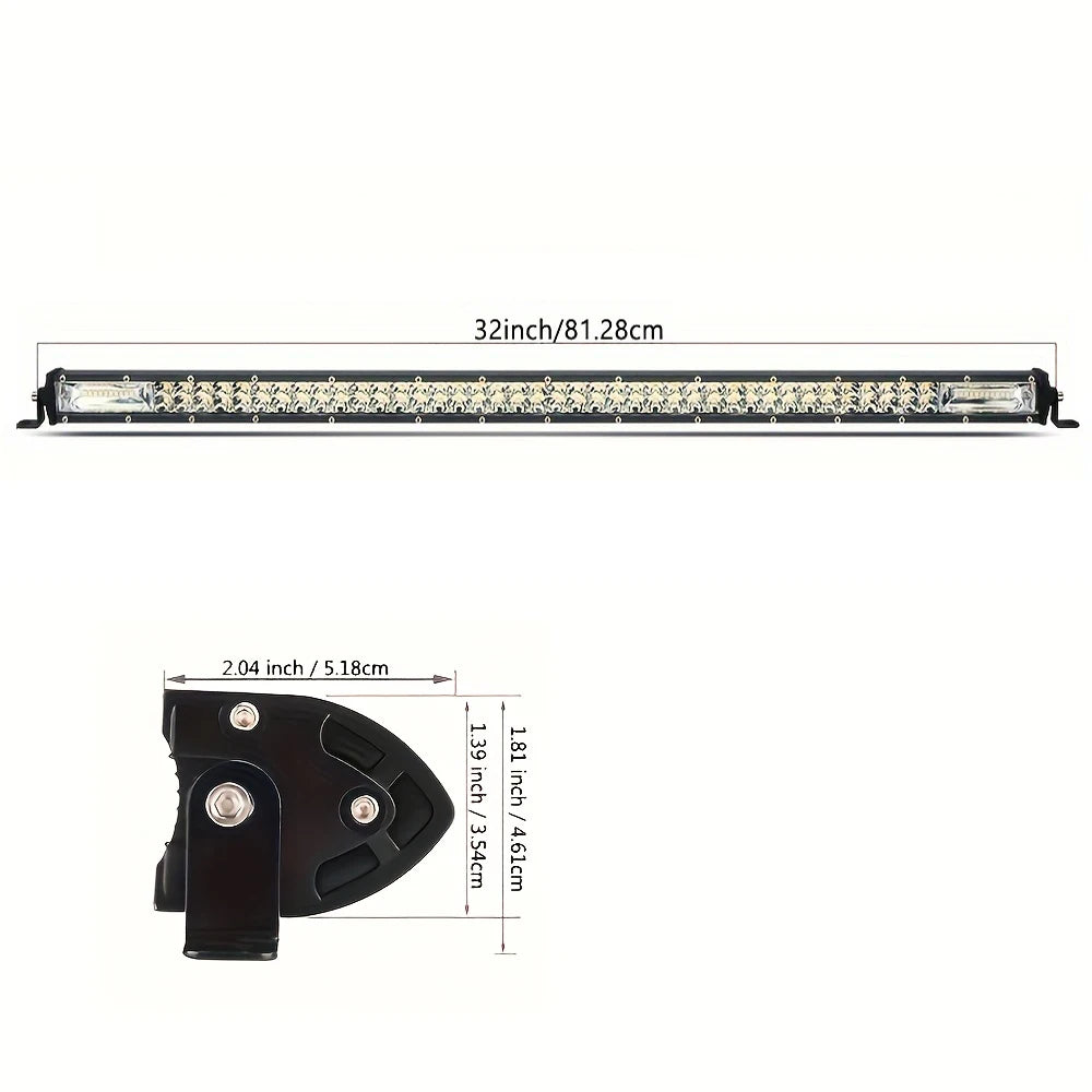 ultra-thin Bar Inch Flood Dual Row Truck off-road Lighting