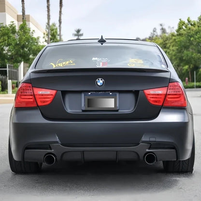 For BMW E90 E91 316D 318D Mp Gloss Black Rear Bumper Diffuser
