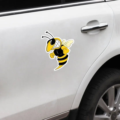 13CM A Ferocious Bee Stickers On Sunscreen Waterproof Cover