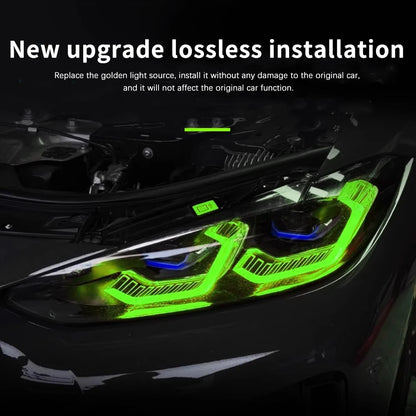 For BMW G80 G82 G22 G23 G26 Laser Headlight Upgrade Kit Left Right RGB DRL APP Control LED Module Direct Fit OEM Style 2