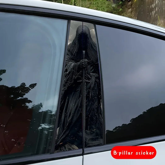 For B-Pillars 2piece Swordsman Pattern Vinyl b-pillar Sticker