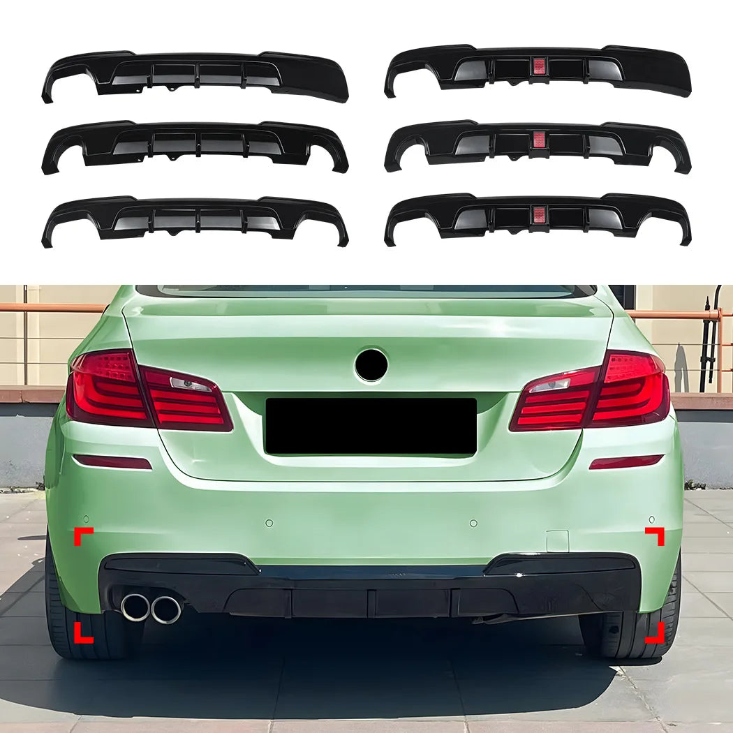 For BMW 5 Series F10 F11 2011-2017 M Sport Rear Bumper Lip