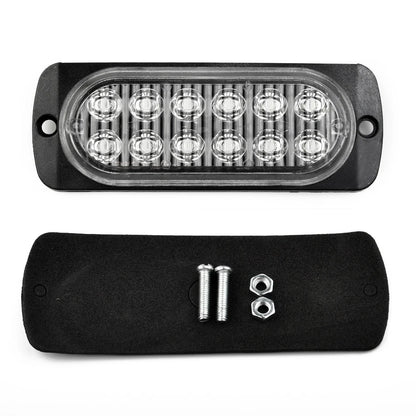 2PCS Urgent 12V 24V Strobe Warning Truck Van Bus