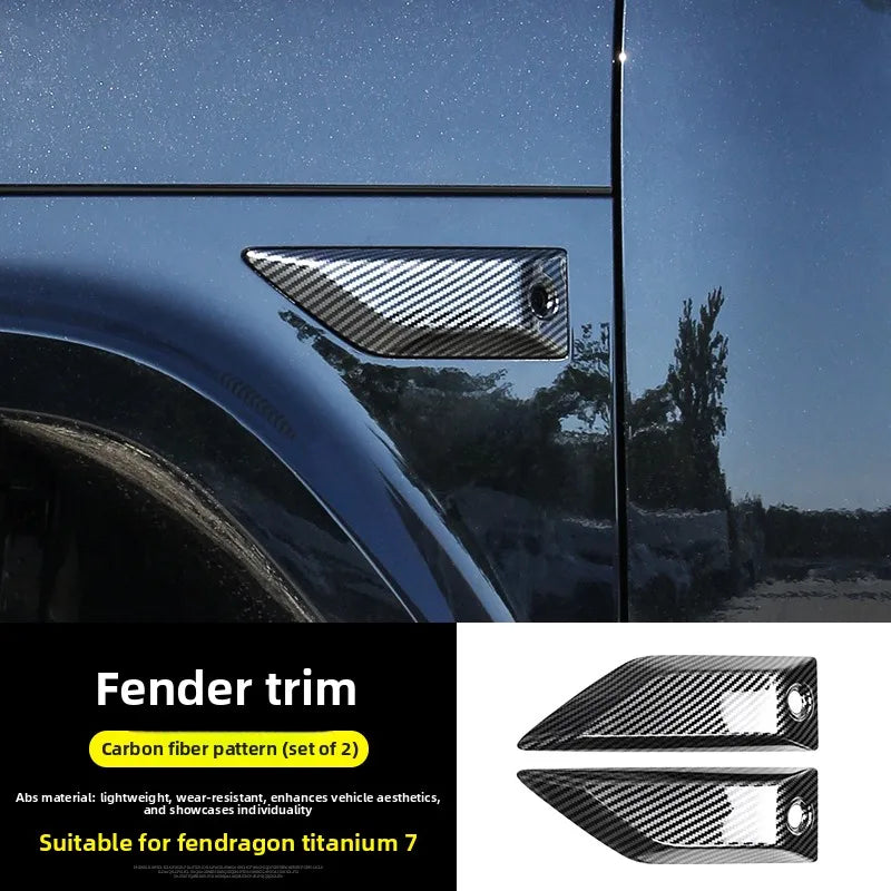 For BYD TI7 Fangchengbao TI7 Fender Sticker anti-scratch Strip