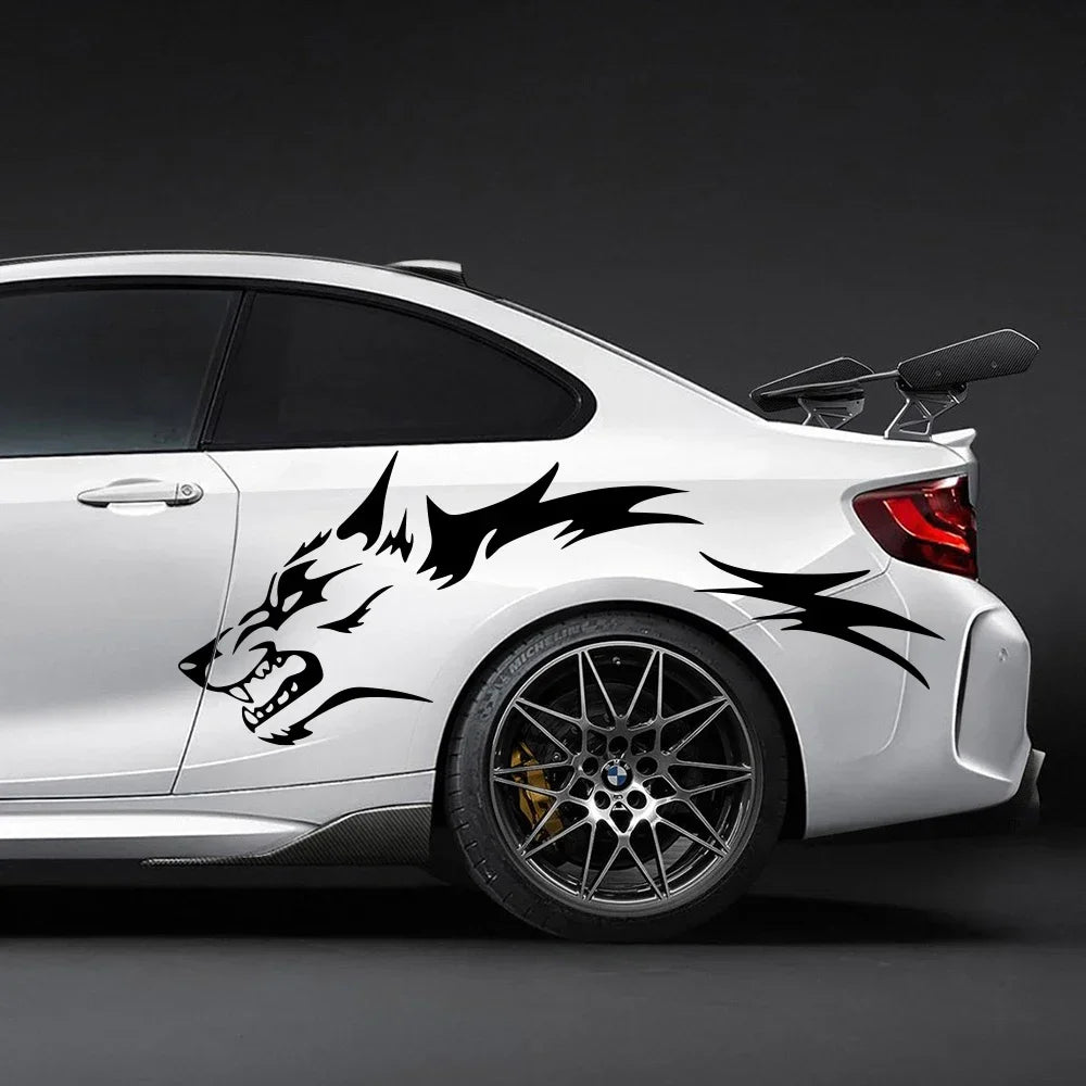 For Side Body Sticker Styling Accessories 2PCS Sticker Coyote