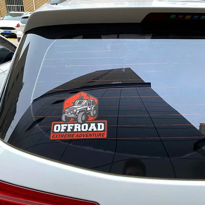 For Jeep Sticker Off Road Graphic Sticker Decals Parts Sunscreen