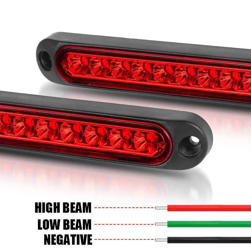 4X 12V 24V Tail Bar Brake Warning Side Marker