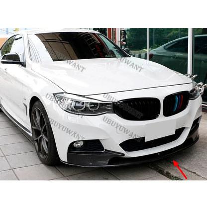 For BMW 3 Series Gt F34 2013 2019 Front Bumper Lip Spoiler