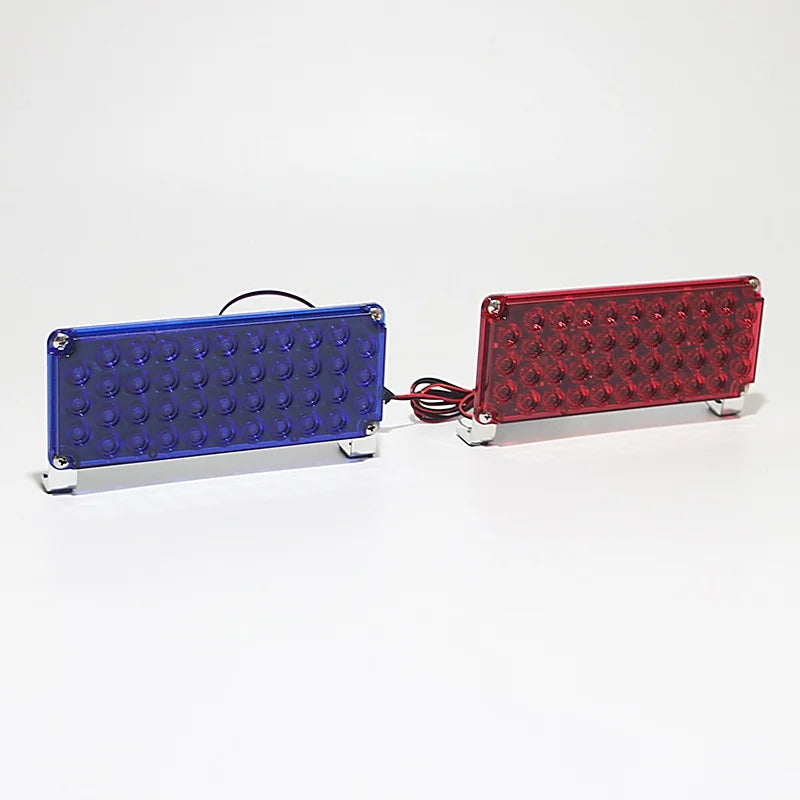 Red ultra-thin Sentry Box Flash SUV Truc 12V 24V