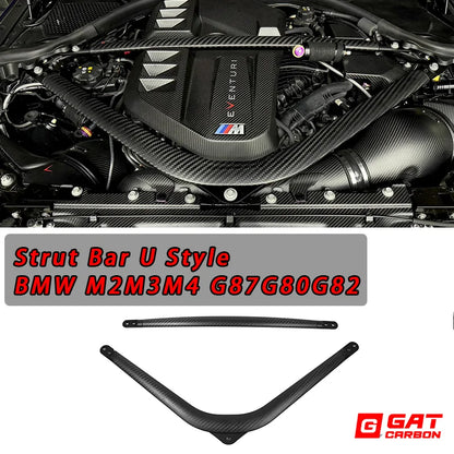 For BMW G80 G81 G82 G83 Dry Carbon Fiber Engine Strut Bar M3 M4