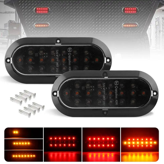 20LED In Tail Brake Sequential Flowing Turn Signal Drl