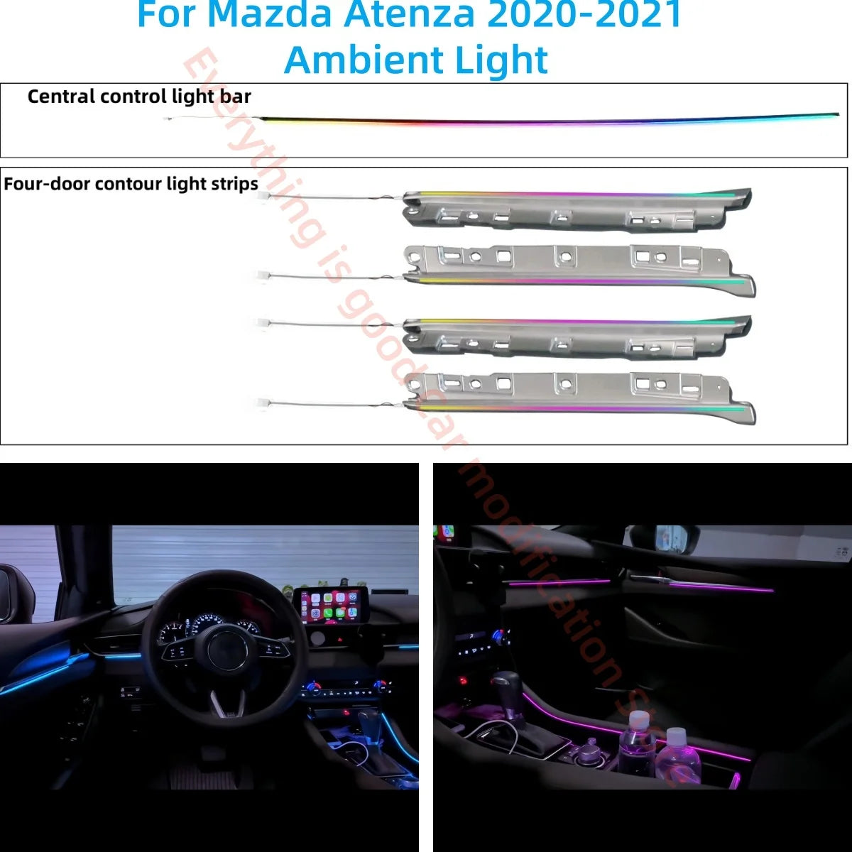 For Mazda Atenza Automotive Interior Lighting Rhd Ambient