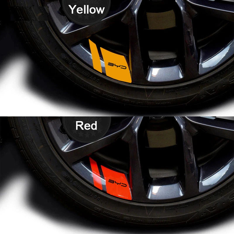 For BYD Seal U Dm I 6PCS Wheel Sticker Sealion Seal Song