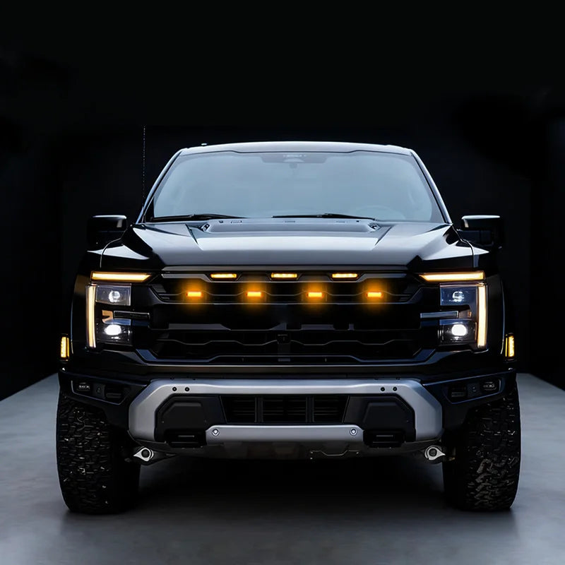 For Ford F-150 Raptor 18LED Front Grille Daytime Running Wheel