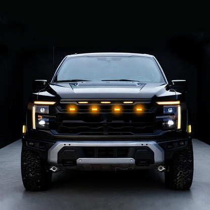 For Ford F-150 Raptor 18LED Front Grille Daytime Running Wheel