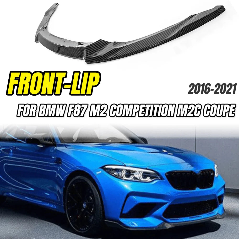 For BMW F87 M2 Competition M2C Front Bumper Lip Splitter