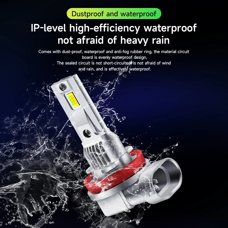 2X 2000LM 30W Dual Color 3570 Chip Lime H8