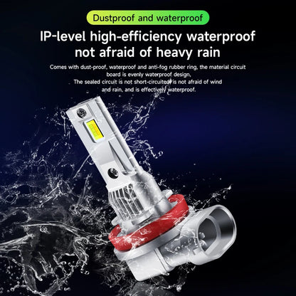2X 2000LM 30W Dual Color 3570 Chip Lime H8