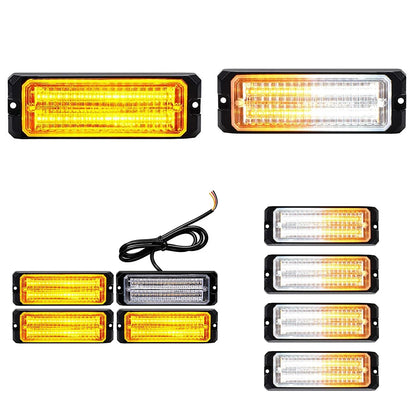 For Most Suitable Cars Suvs Vans Trucks 12v-24v Dc Strobe Black