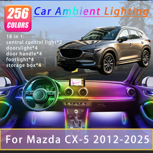 For Mazda CX-5 2012-2025 Years 18 In Interior Ambient Strips