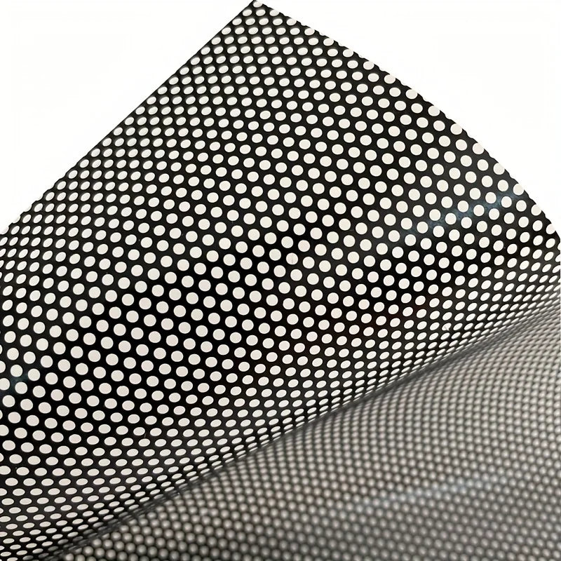 For Home Office Glass Door Diy 1roll one-way Perforated Vinyl