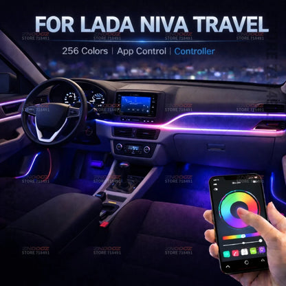 For Lada Nivatravel 22IN1 RGB Interior Acrylic Ambient RGB