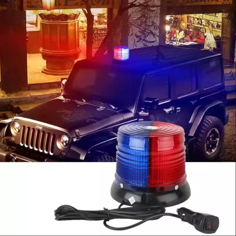 12V Beacon Strobe 24V Warning Blue Red Bus Supplies