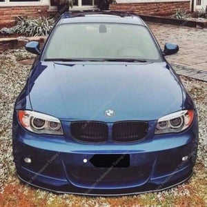For BMW E82 E88 1 Ser 2PCS M Performance Front Bumper Splitter