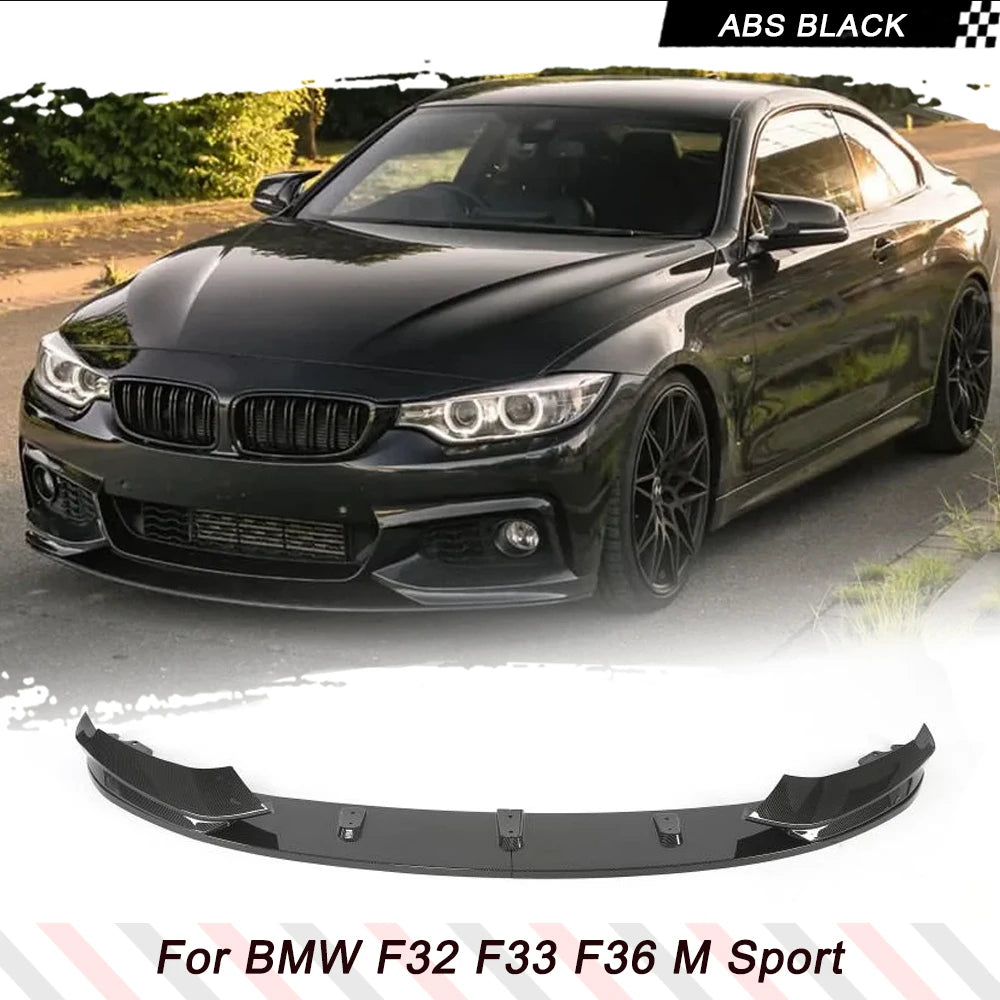 For BMW 4 Series F32 F33 Front Bumper Lip F36 M Sport 2014-2019
