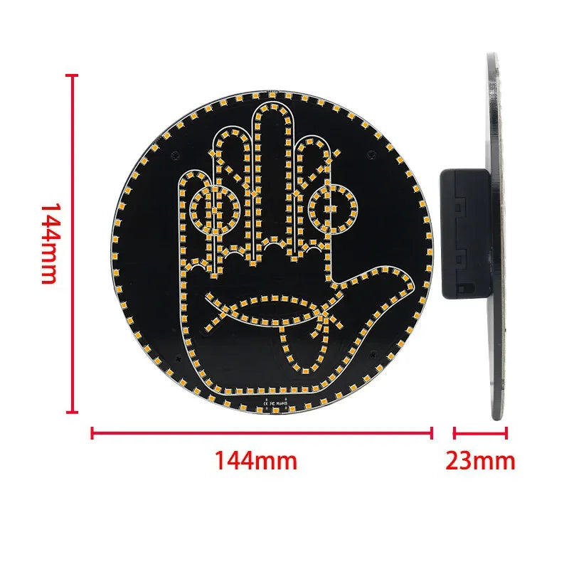 Expression Finger Remote Contro Cool Funny Middle Gesture Warning